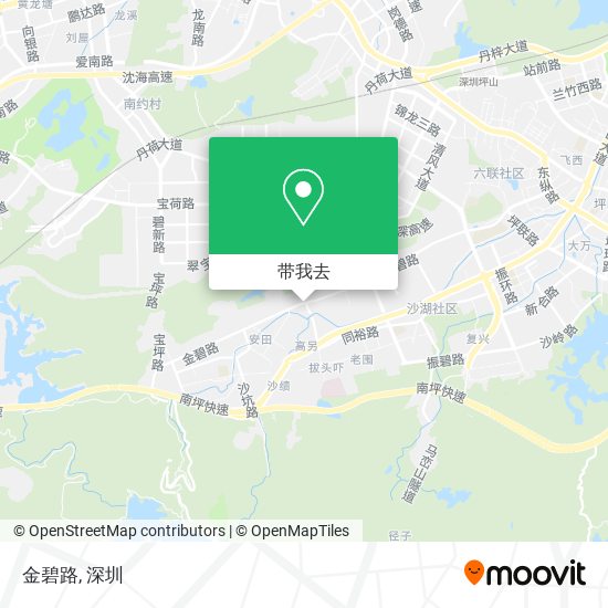 金碧路地图