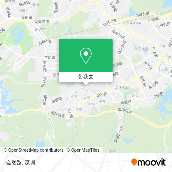 金碧路地图