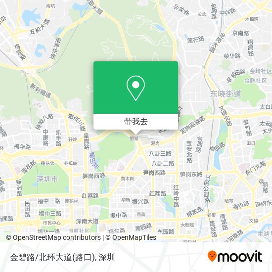 金碧路/北环大道(路口)地图