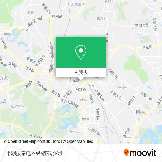平湖振泰电器经销部地图