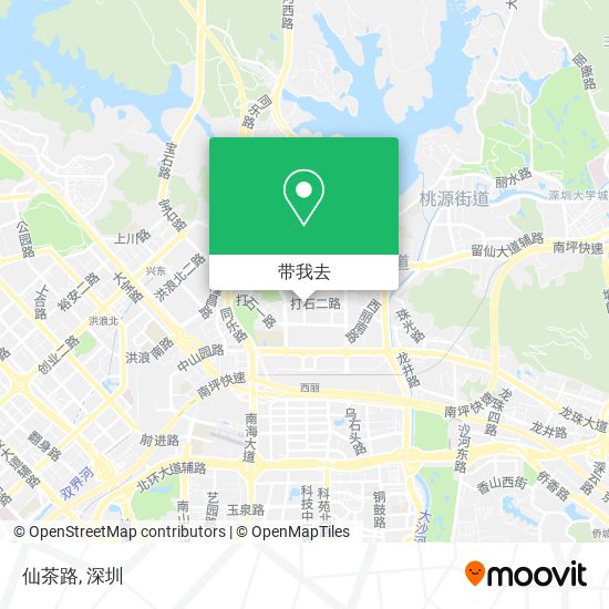 仙茶路地图