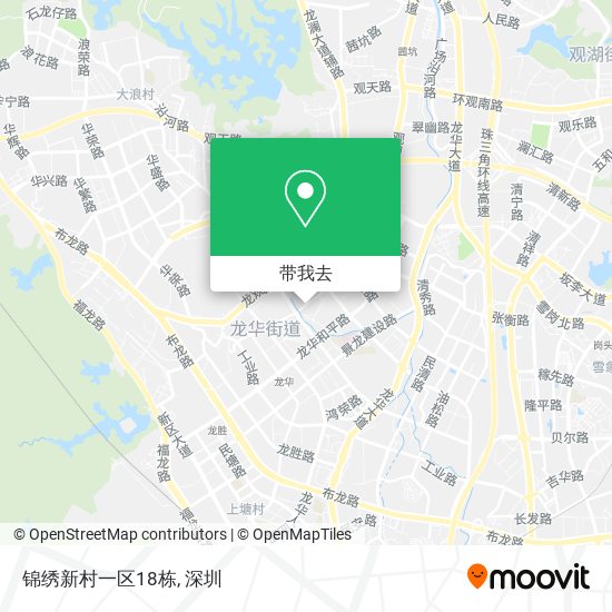 锦绣新村一区18栋地图