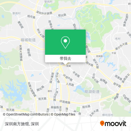 深圳南方旅馆地图