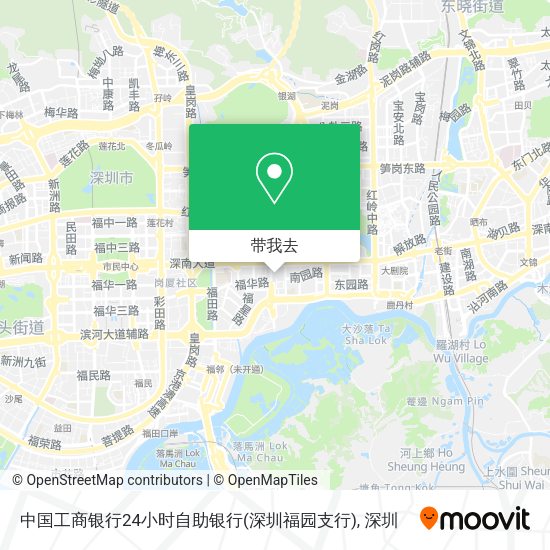中国工商银行24小时自助银行(深圳福园支行)地图