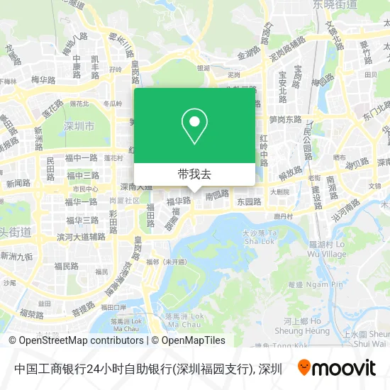 中国工商银行24小时自助银行(深圳福园支行)地图