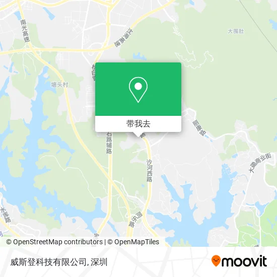 威斯登科技有限公司地图