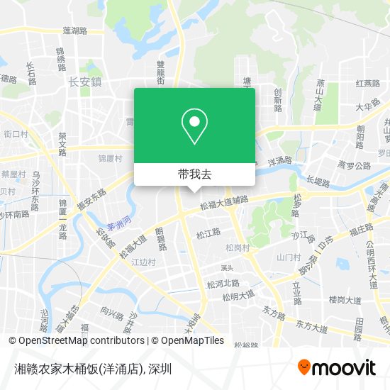 湘赣农家木桶饭(洋涌店)地图