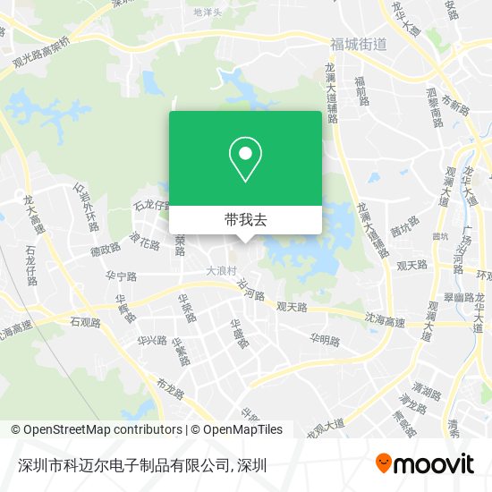 深圳市科迈尔电子制品有限公司地图