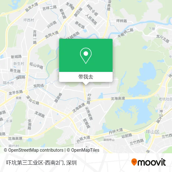 吓坑第三工业区-西南2门地图