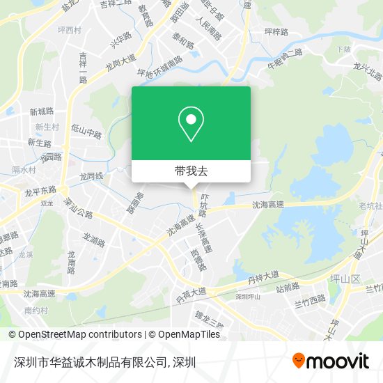 深圳市华益诚木制品有限公司地图