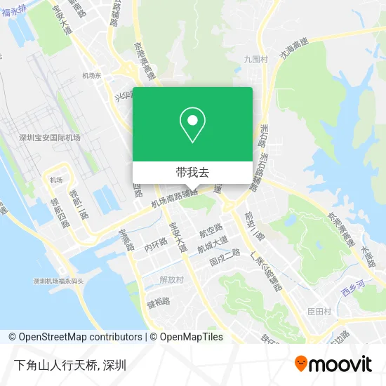 下角山人行天桥地图