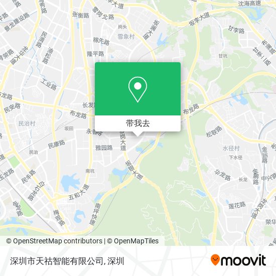 深圳市天祜智能有限公司地图
