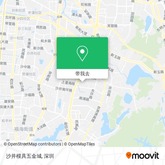 沙井模具五金城地图