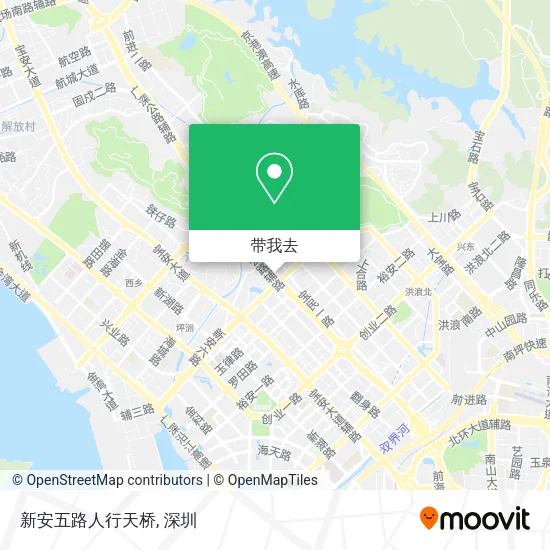 新安五路人行天桥地图