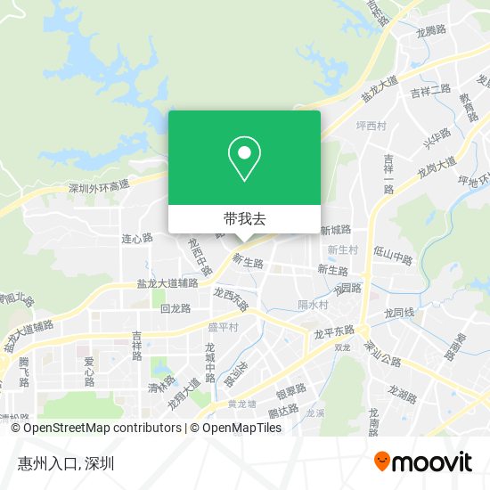 惠州入口地图