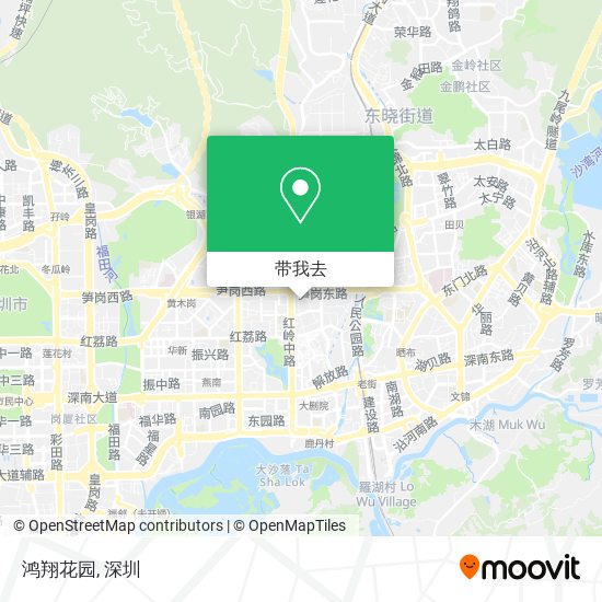 鸿翔花园地图