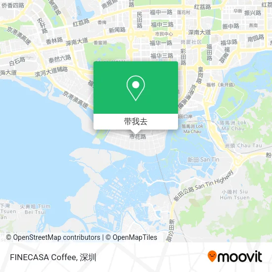 FINECASA Coffee地图