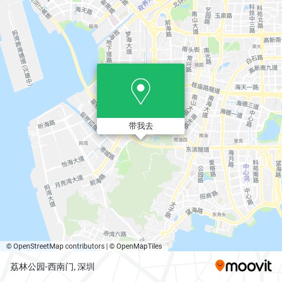 荔林公园-西南门地图