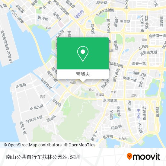 南山公共自行车荔林公园站地图