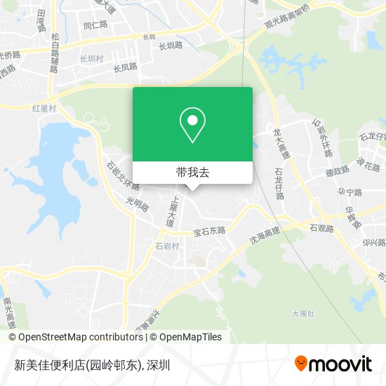 新美佳便利店(园岭邨东)地图