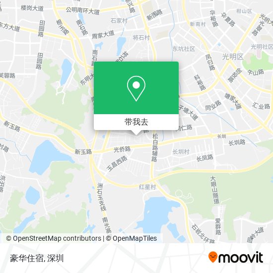 豪华住宿地图
