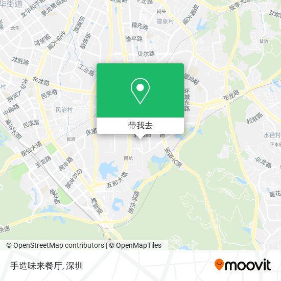 手造味来餐厅地图