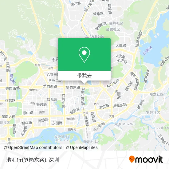 港汇行(笋岗东路)地图