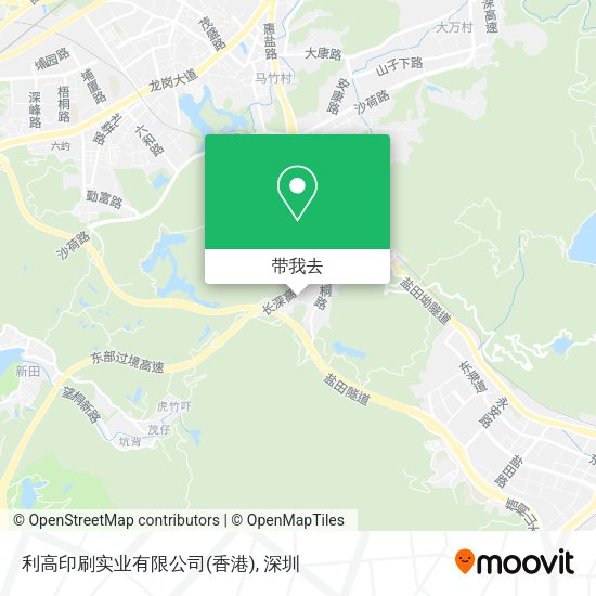 利高印刷实业有限公司(香港)地图