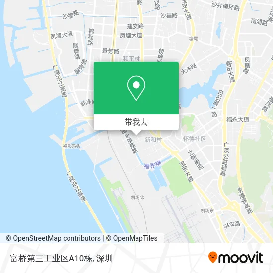 富桥第三工业区A10栋地图