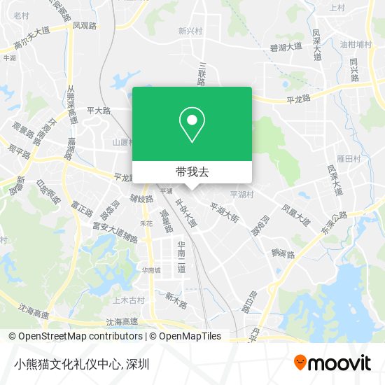 小熊猫文化礼仪中心地图