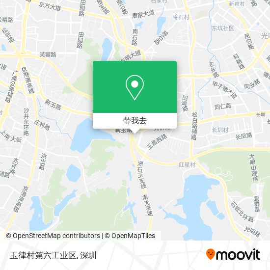 玉律村第六工业区地图