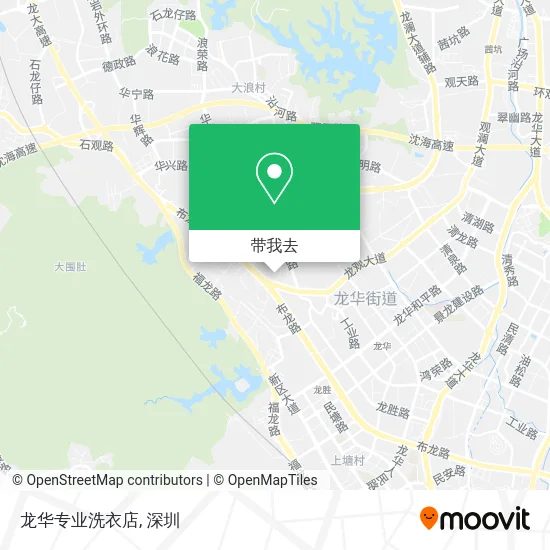 龙华专业洗衣店地图