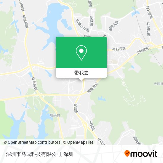 深圳市马成科技有限公司地图