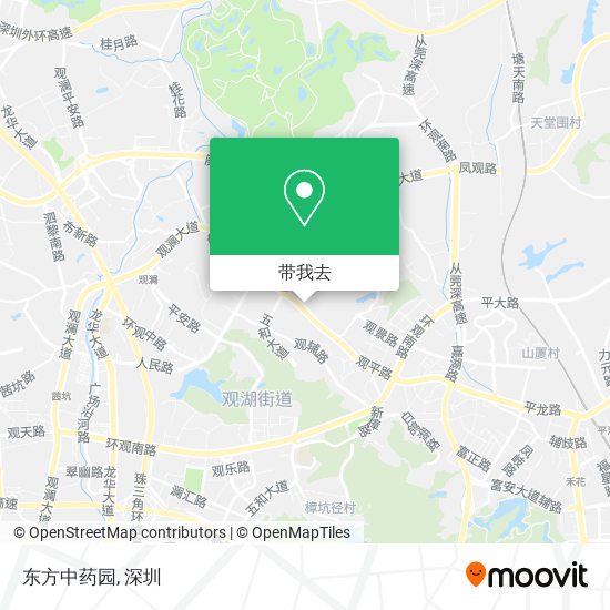 东方中药园地图