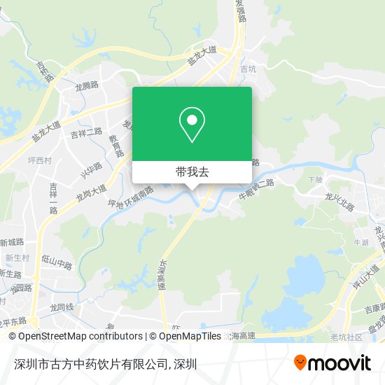 深圳市古方中药饮片有限公司地图