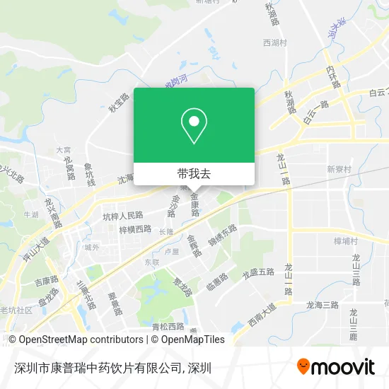 深圳市康普瑞中药饮片有限公司地图