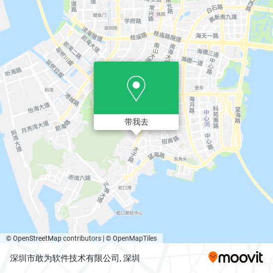 深圳市敢为软件技术有限公司地图