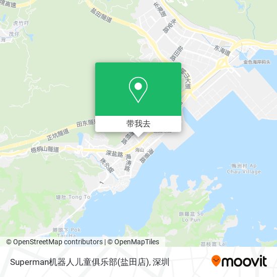 Superman机器人儿童俱乐部(盐田店)地图