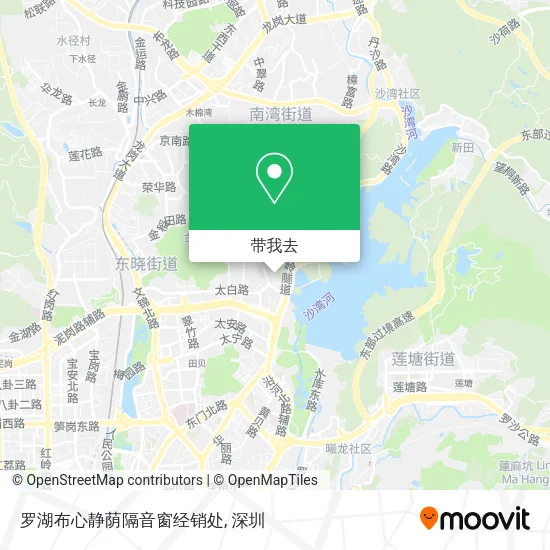 罗湖布心静荫隔音窗经销处地图