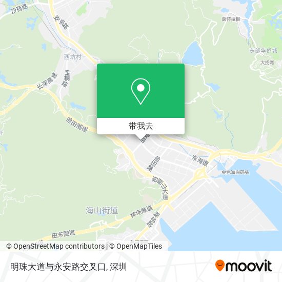 明珠大道与永安路交叉口地图