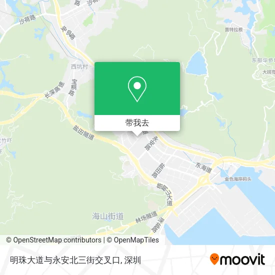 明珠大道与永安北三街交叉口地图
