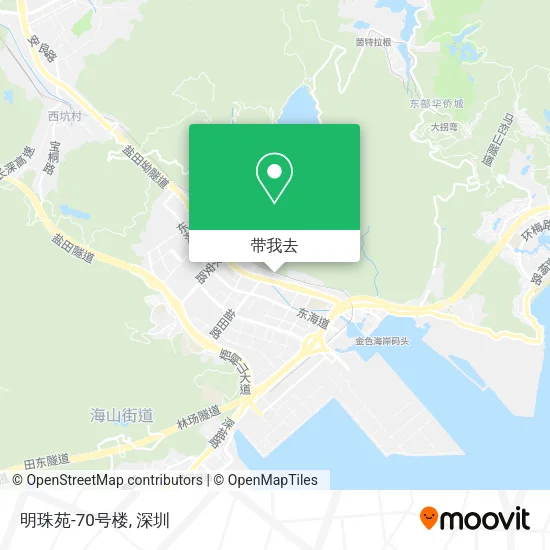 明珠苑-70号楼地图