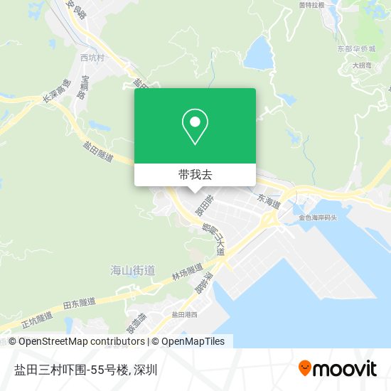 盐田三村吓围-55号楼地图