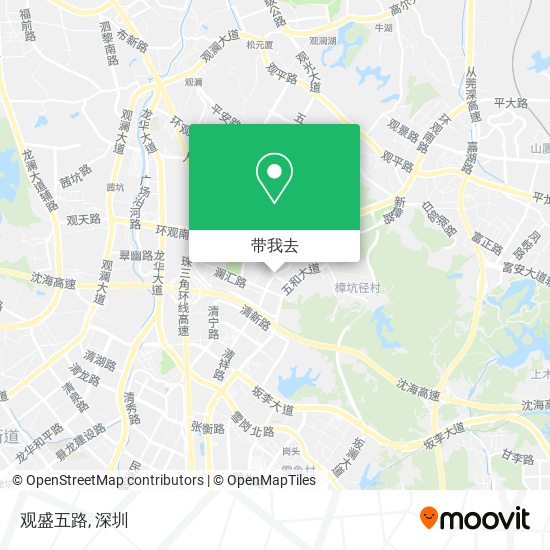 观盛五路地图