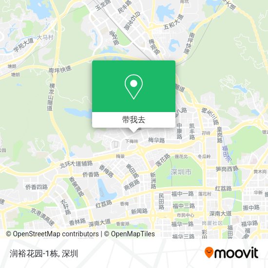 润裕花园-1栋地图