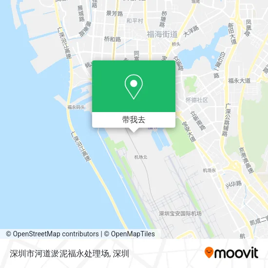深圳市河道淤泥福永处理场地图
