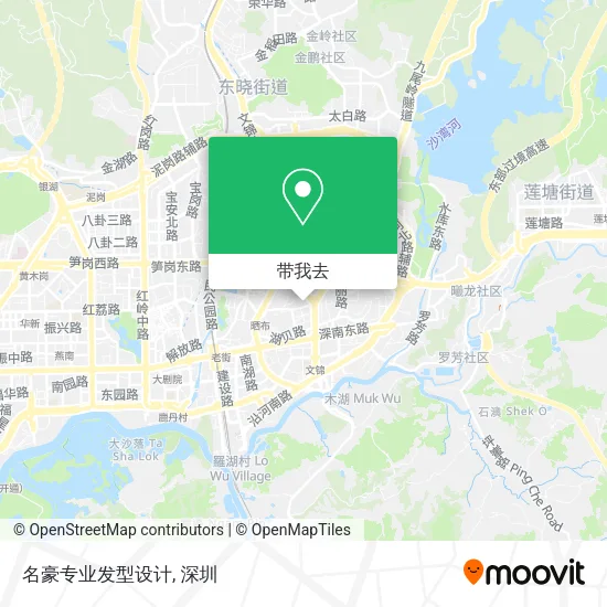 名豪专业发型设计地图
