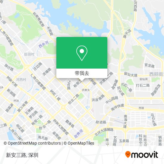 新安三路地图