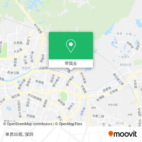 单房出租地图