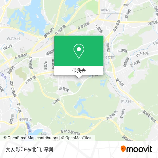 文友彩印-东北门地图